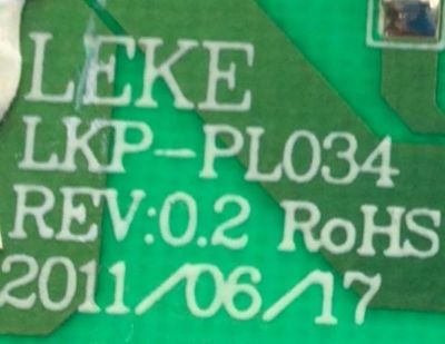 FUENTE PARA TV SEIKI / NUMERO DE PARTE LK-PL240406E2 / LKP-PL034 / MO29220008 / 20120925 / A000812 / PANEL V216BG1 -LE1 REV.C1 / MODELO SE222FS - Imagen 4